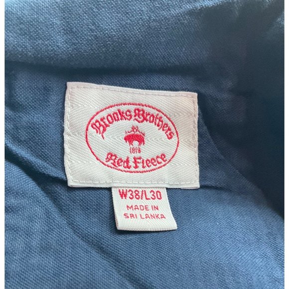 New w/tags Brooks Brothers Mens 38x30 Navy Corduroys Pants Cotton-Spandex - Picture 10 of 13